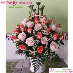 Giỏ hoa tặng mẹ HTM-45618