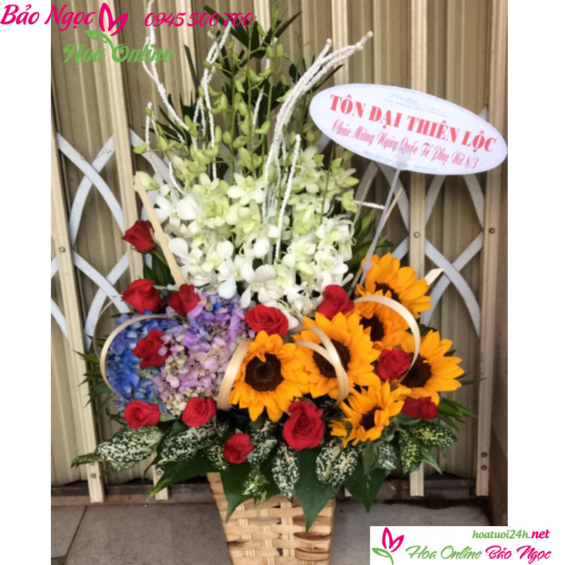 Dịch vụ gởi tặng hoa tươi HTM-0818