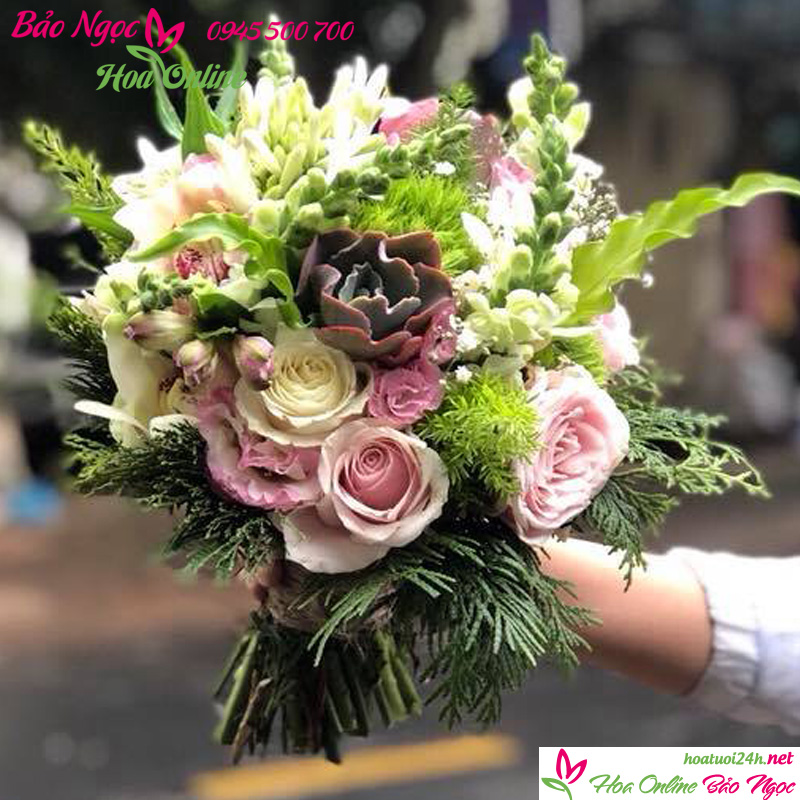 Hoa cô dâu đẹp HC-0218